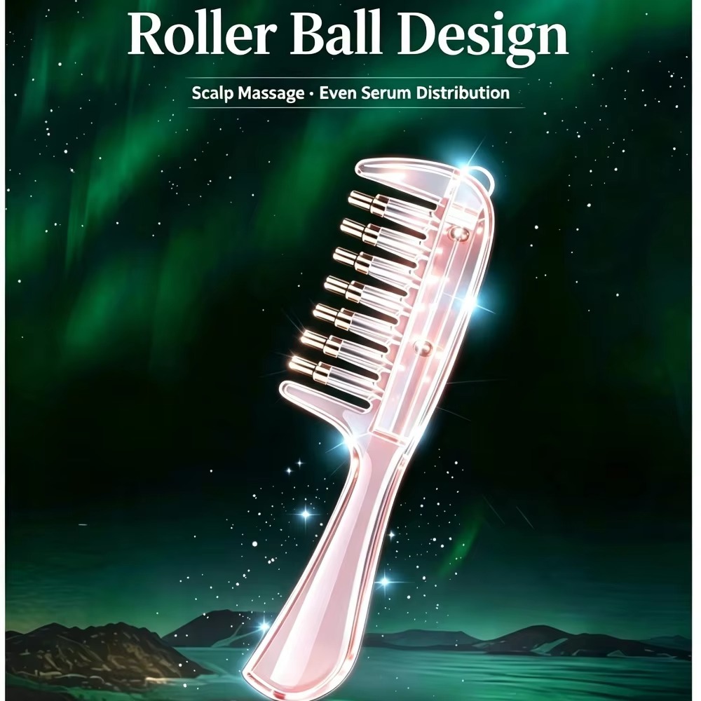 携帯用透明ヘアルートコーム、液体塗布用アプリケーター、頭皮マ - Root Stimulator Liquid のレビューと価格