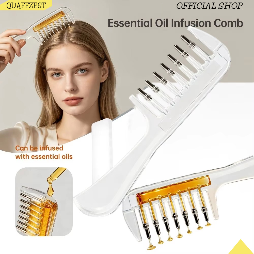 携帯用透明ヘアルートコーム、液体ガイドアプリケーター、頭皮マ - Root Stimulator Liquid のレビューと価格
