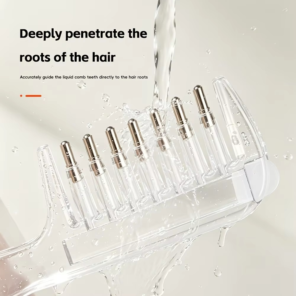 携帯用透明ヘアルートコーム、液体ガイドアプリケーター、頭皮マ - Root Stimulator Liquid のレビューと価格