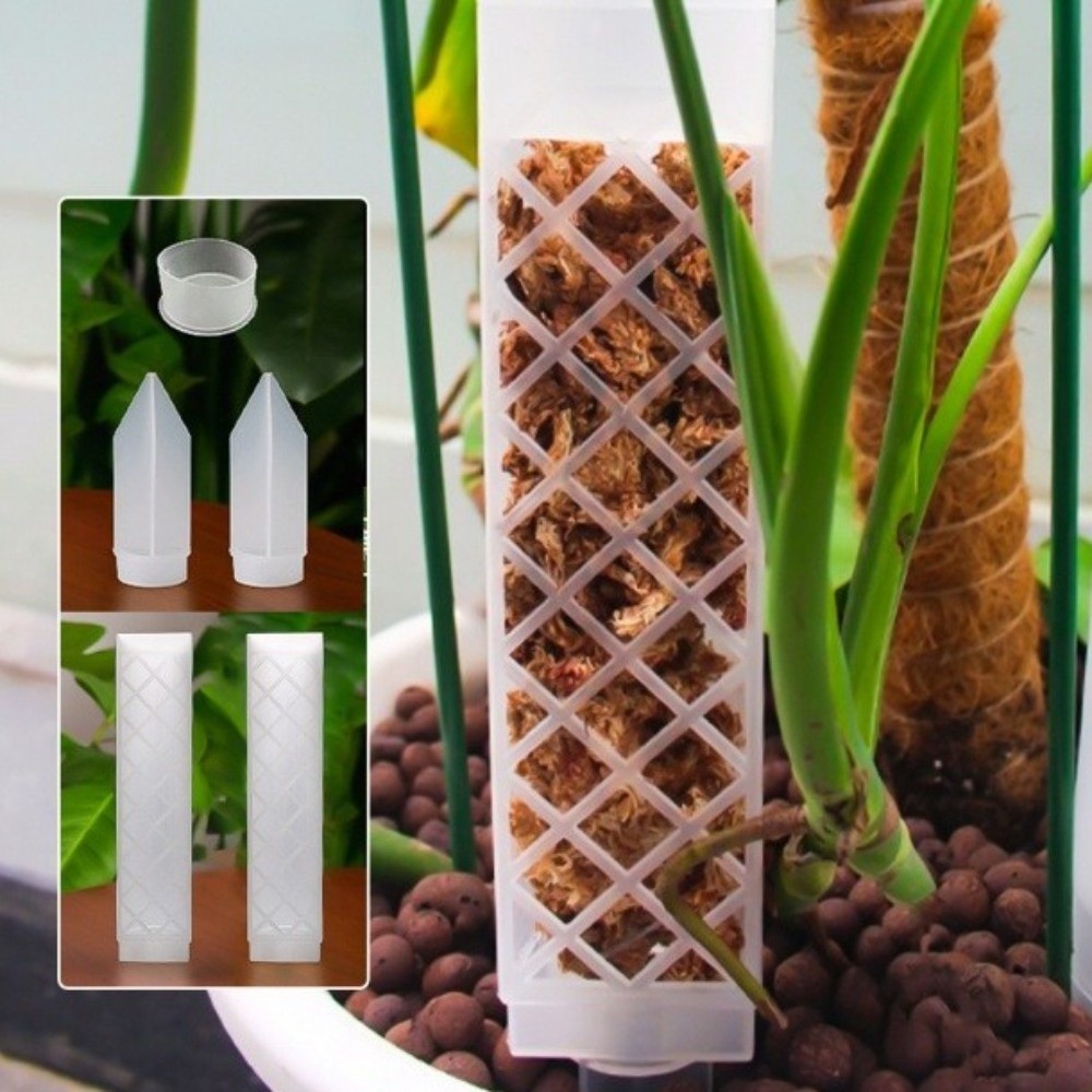D型自動給水植物用プラスチック製点滴式モスカラムポール、流量 - Sphagnum Moss Dry のレビューと価格
