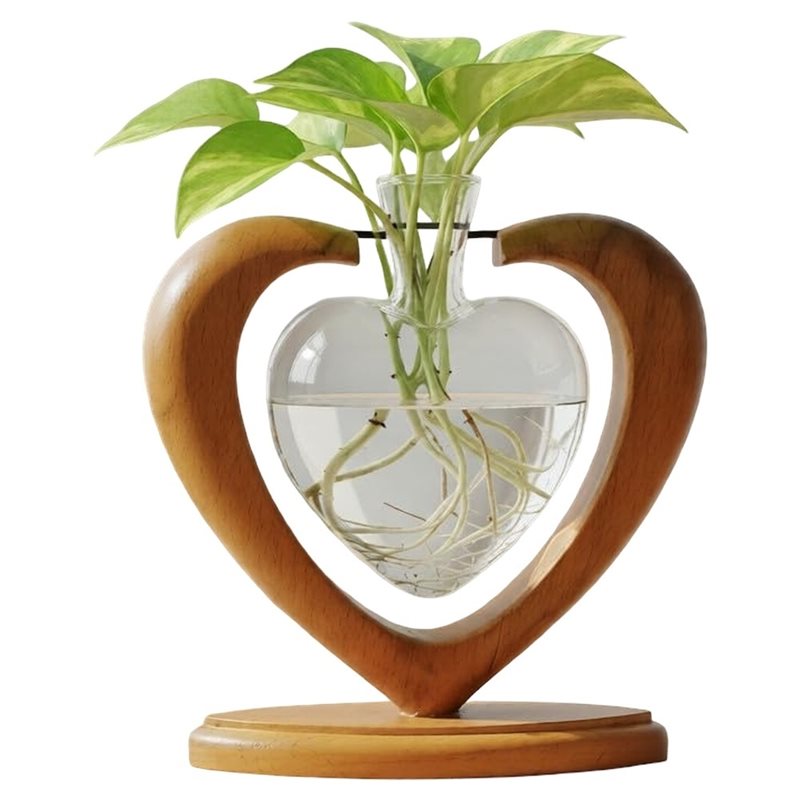 IALJ-植物繁殖ステーション、無垢材スタンド付き挿し木用植 - Propagation Station Vase のレビューと価格