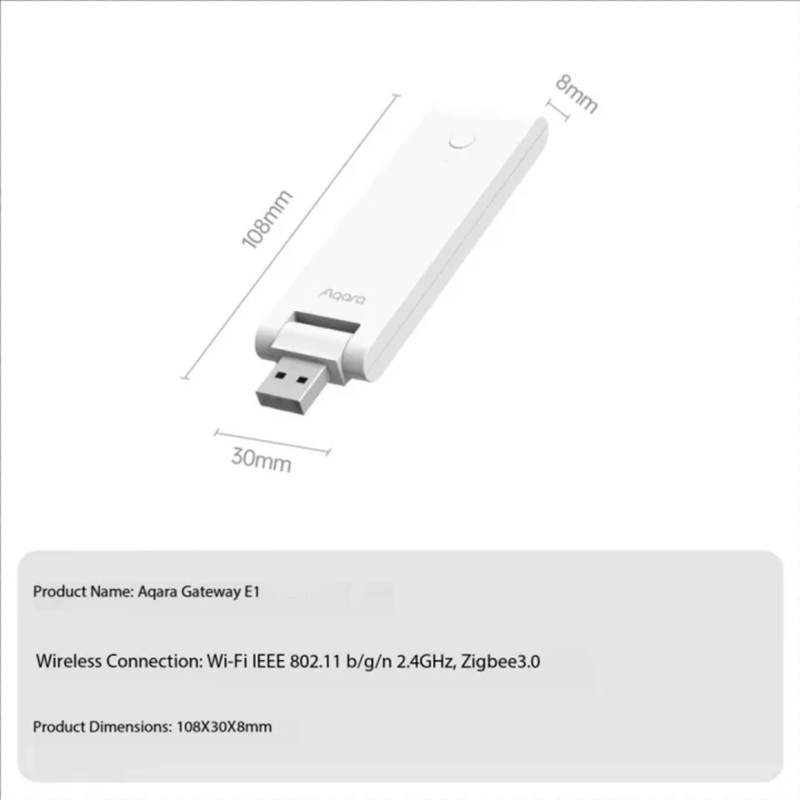 Aqara Hub E1 Mini：USB給電式Zigbee - Xiaomi Hub Mijia Hub のレビューと価格